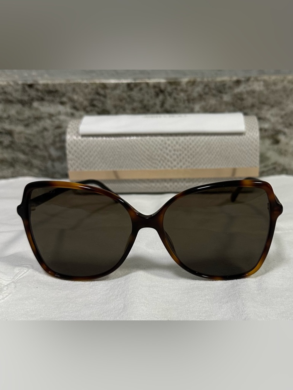 Jimmy Choo FEDE/S 086 HAVANA 59/16/145 WOMAN Sunglasses